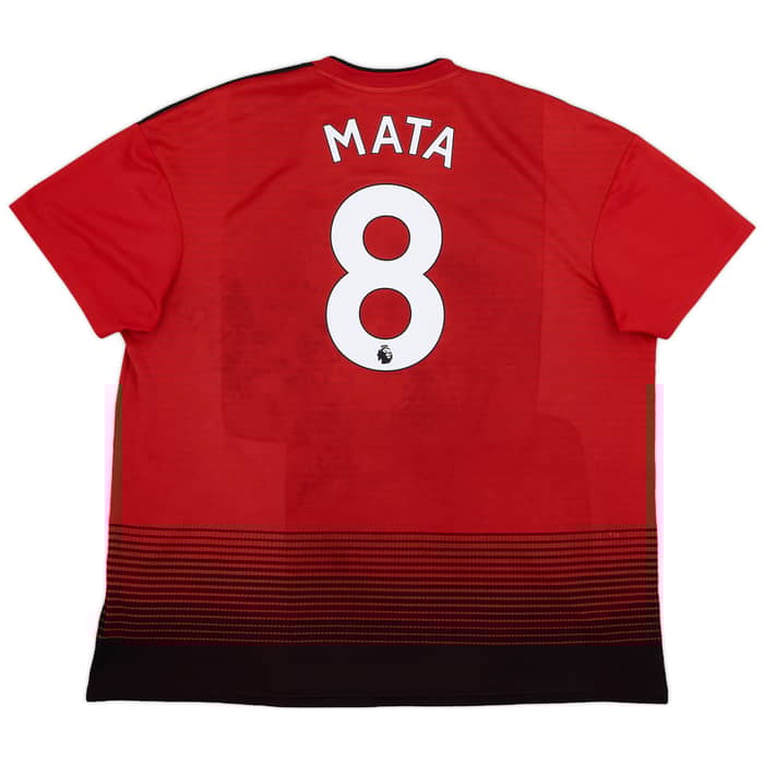 2018-19 Manchester United Home Shirt Mata #8 - 8/10 - (XXL)