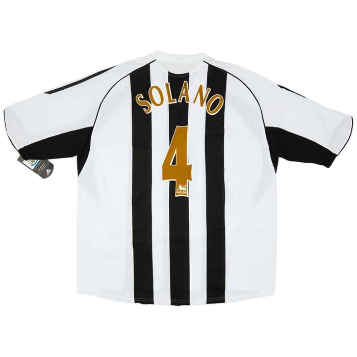 2005-07 Newcastle Home Shirt Solano #4 (3XL)