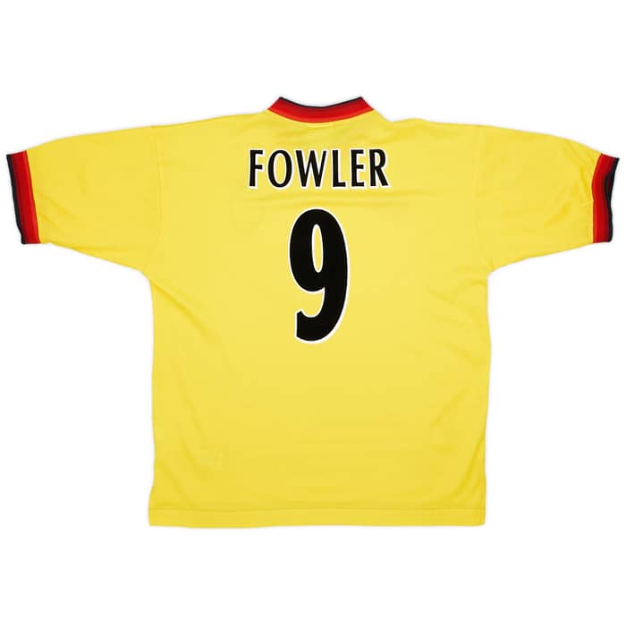 1997-99 Liverpool Away Shirt Fowler #9 - 9/10 - (XXL)