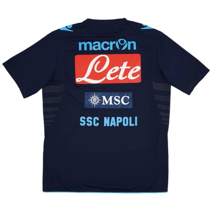 2013-14 Napoli Player Issue Training Tee # - 5/10