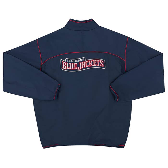 2000s Columbus Blue Jackets Reebok Windbreaker Jacket XL
