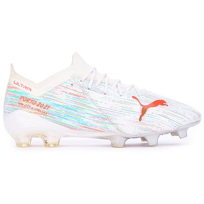 2021 Puma Training Worn Ultra 1.2 L "Champions League Final" Football Boots (Fernandinho) *Excellent* FG/AG 7¾