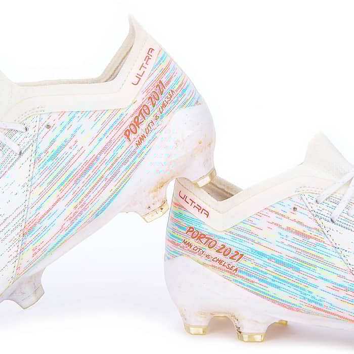 2021 Puma Training Worn Ultra 1.2 L "Champions League Final" Football Boots (Fernandinho) *Excellent* FG/AG 7¾