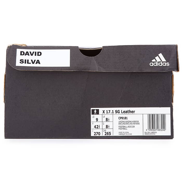 2018 adidas Player Issue X 17.1 Leather Football Boots (David Silva) *In Box* SG 8½