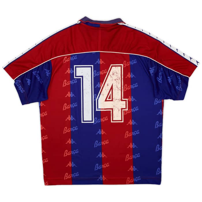 1992-95 Barcelona Home Shirt #14 - 6/10 - (M)
