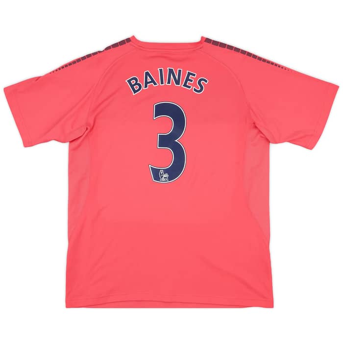 2010-11 Everton Away Shirt Baines #3