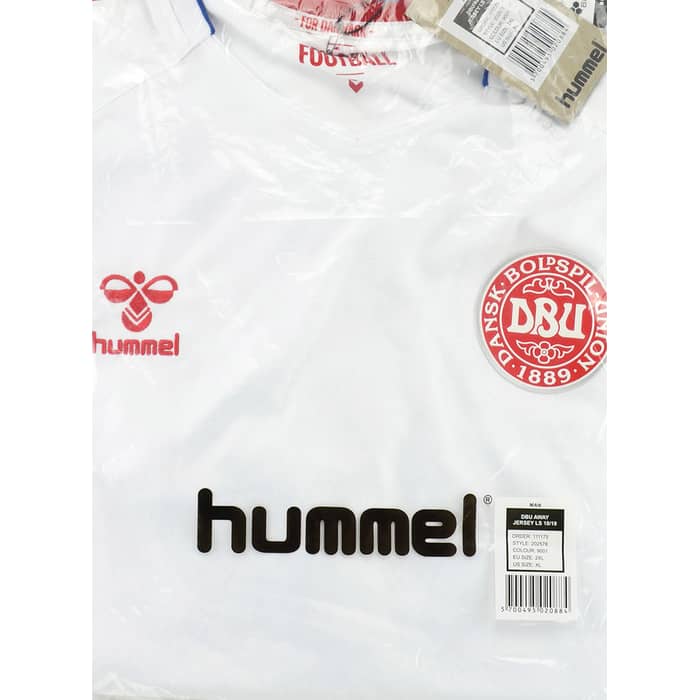 2018-19 Denmark Away L/S Shirt - NEW