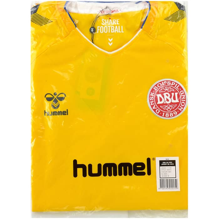 2018-19 Denmark Player Issue GK Home S/S Shirt - NEW