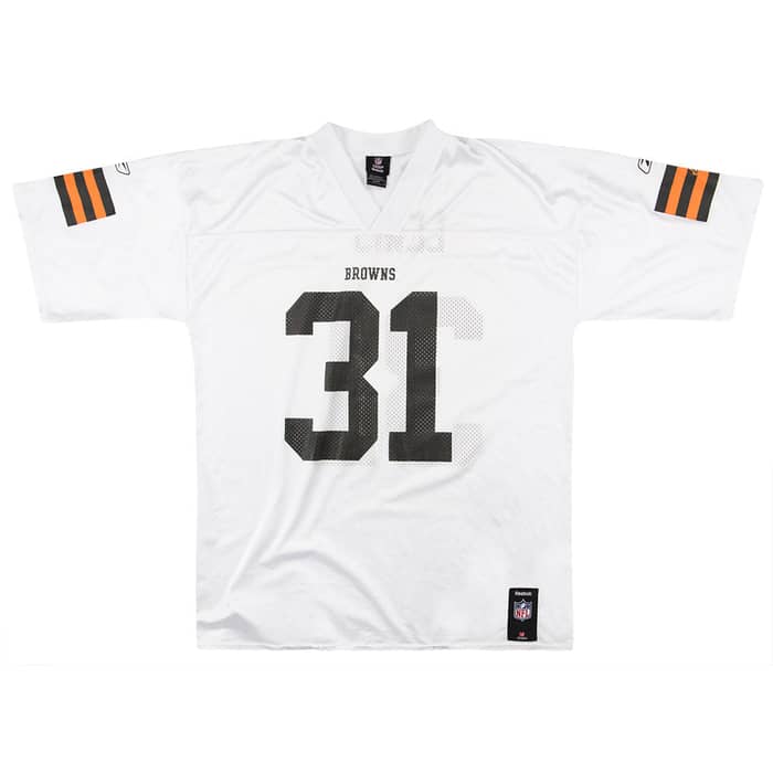 2008-09 Cleveland Browns Lewis #31 Reebok Replica Jersey (Away) XL