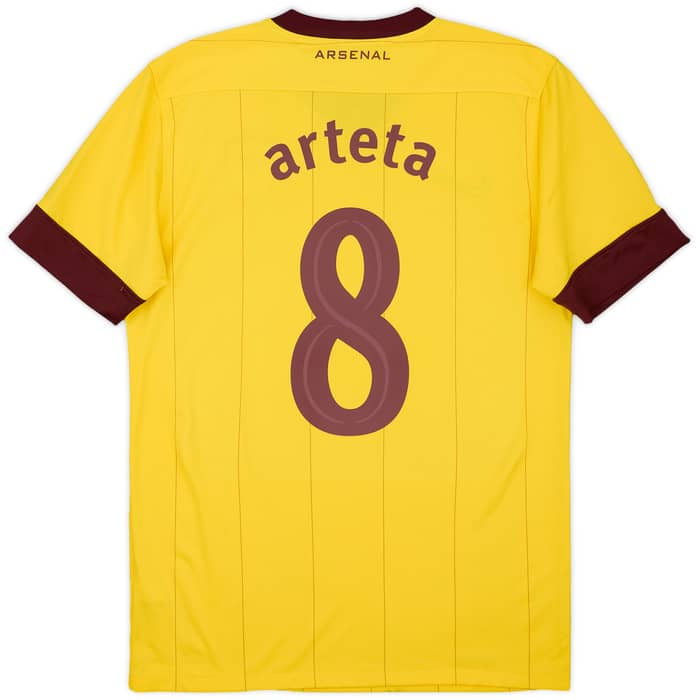 2010-13 Arsenal Away Shirt Arteta #8 - 8/10 - (S)