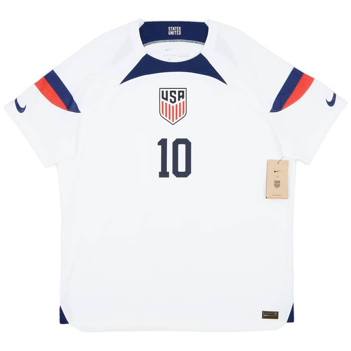 2022-23 USA Authentic Home Shirt Pulisic #10