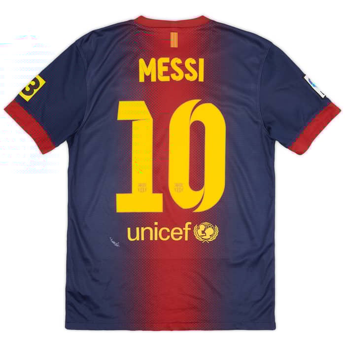 2012-13 Barcelona Home Shirt Messi #10 - 6/10 - (S)