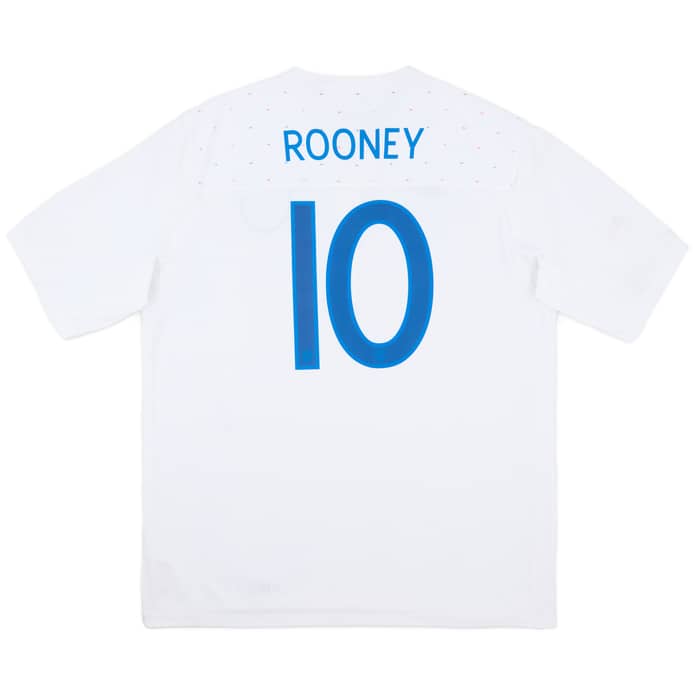2010-11 England Home Shirt Rooney #10 - 9/10 - (3XL)