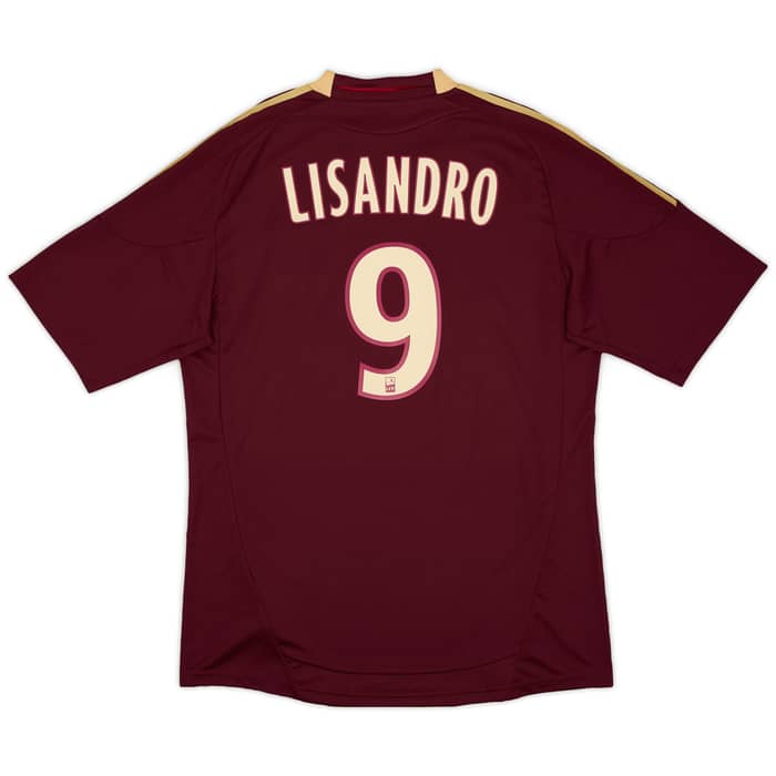 2010-11 Lyon Away Shirt Lisandro #9 (XL)