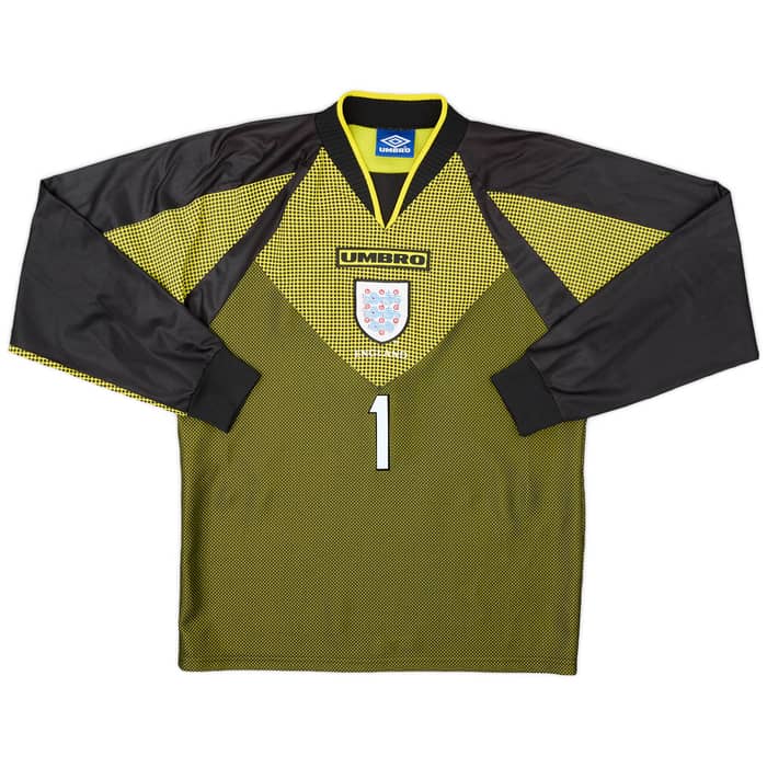 1998-99 England GK Shirt Seaman #1 - 9/10 - (L)