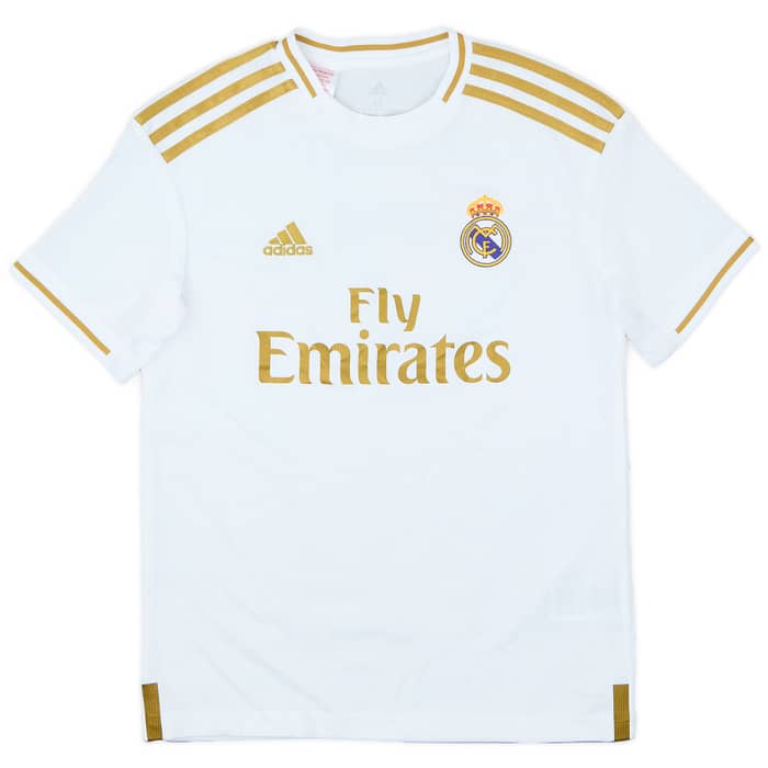 2019-20 Real Madrid Home Shirt Hazard #7 - 9/10 - (M.Boys)
