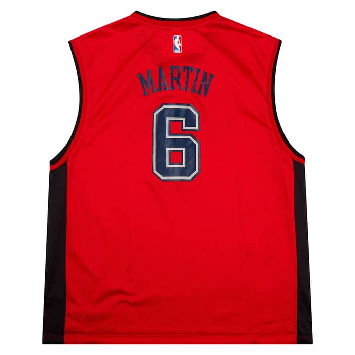 2002-04 New Jersey Nets Martin #6 Reebok Jersey (Alternate) XXL