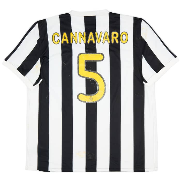 2009-10 Juventus Home Shirt Cannavaro #5 - 5/10 - (XXL)