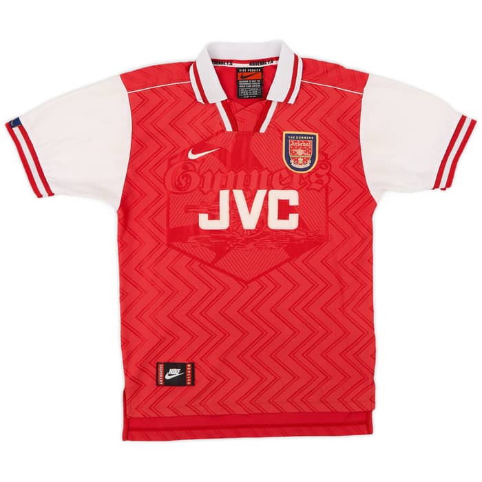 1996-98 Arsenal Home Shirt Adams #6 - 6/10 - (S)