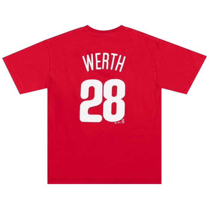 2009 Philadelphia Phillies Werth #28 Majestic Tee L