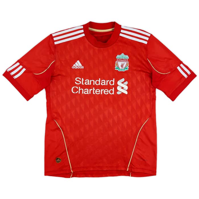 2010-12 Liverpool Home Shirt Gerrard #8 - 6/10 - (M)