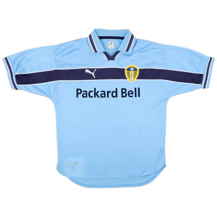 1999-00 Leeds United Away Shirt Haaland #4 - 7/10 - (L)
