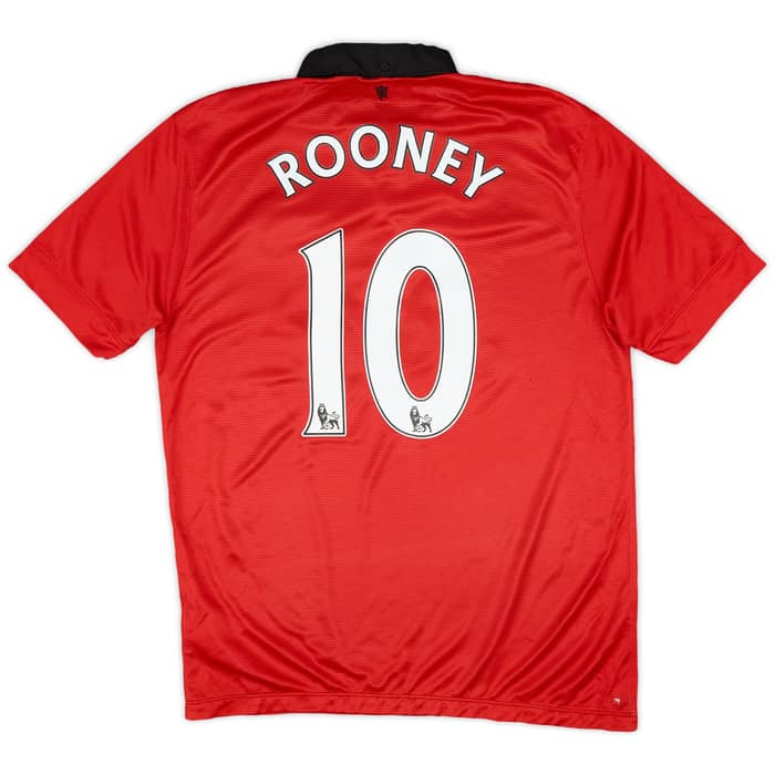 2013-14 Manchester United Home Shirt Rooney #10 - 5/10 - (L)