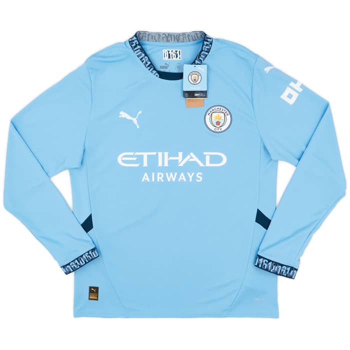 2024-25 Manchester City Home L/S Shirt Foden #47