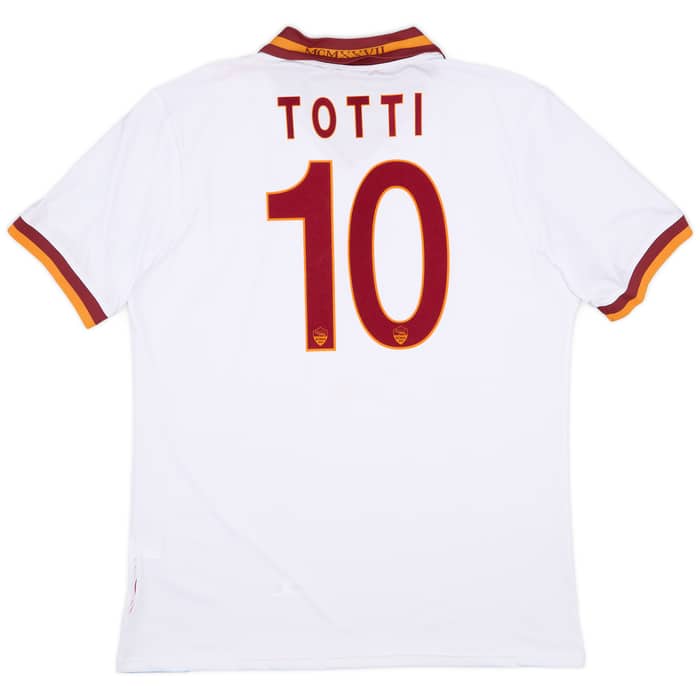 2013-14 Roma Player Issue Away Shirt Totti #10 - 9/10 - (XL)