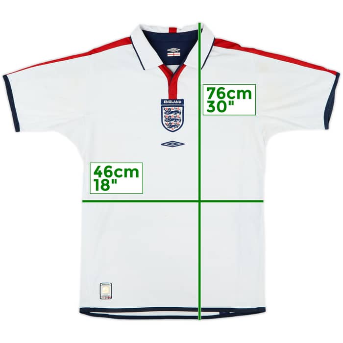 2003-05 England Home Shirt - 5/10 - (S)