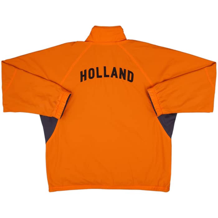 2000-01 Netherlands Nike Reversible 1/4 Zip Track Jacket - 9/10 - (M)