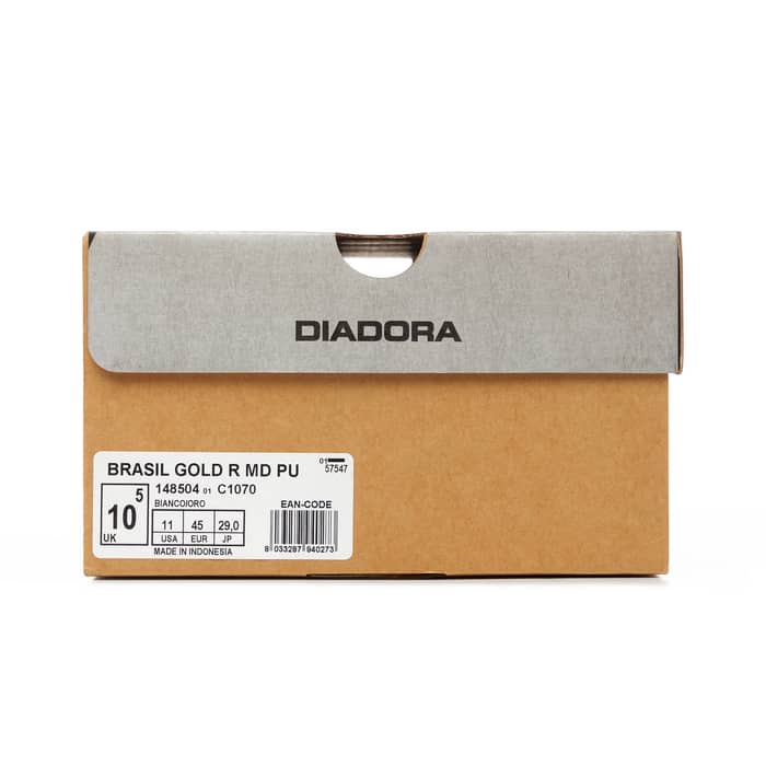 2009 Diadora Brasil Gold R MD PU Football Boots *In Box* FG 11