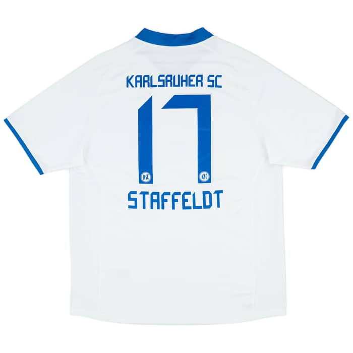 2009-10 Karlsruhe Away Shirt Staffeldt #17 - 8/10 - (XL)