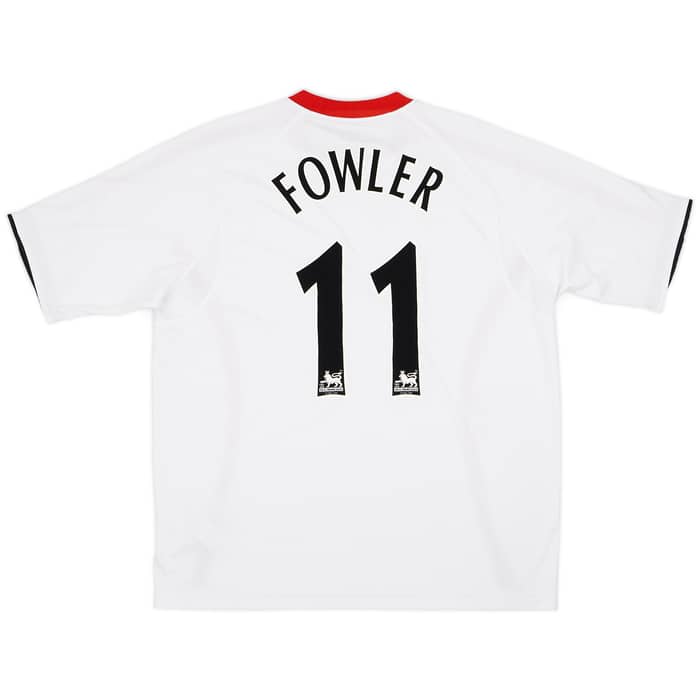 2005-06 Liverpool Away Shirt Fowler #11 - 9/10 - (XL)