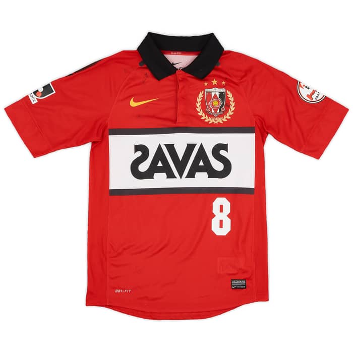 2012 Urawa Red Diamonds Home Shirt Kashiwagi #8 - 4/10 - (S)