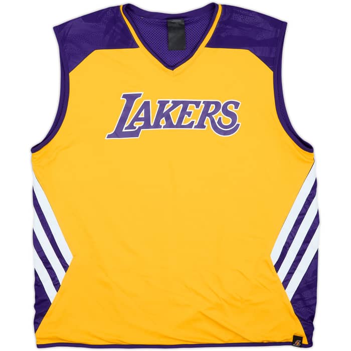 2012-13 LA Lakers adidas Reversible Training Jersey - 9/10 - (XL)