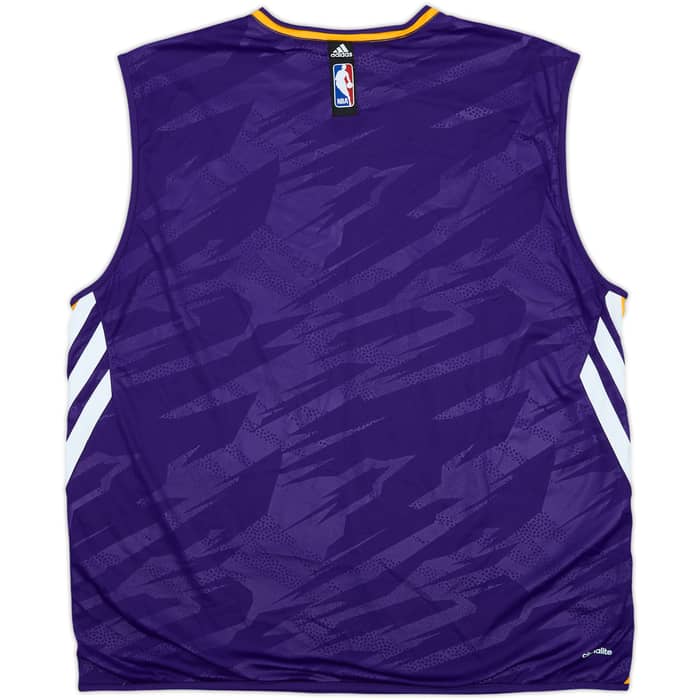 2012-13 LA Lakers adidas Reversible Training Jersey - 9/10 - (XL)