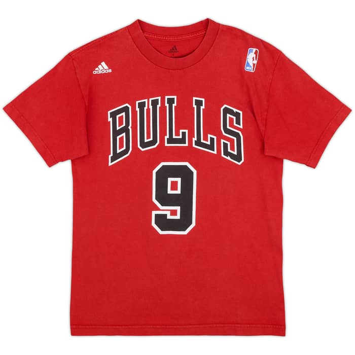 2006-10 Chicago Bulls Deng #9 adidas Tee - 3/10 - (S)