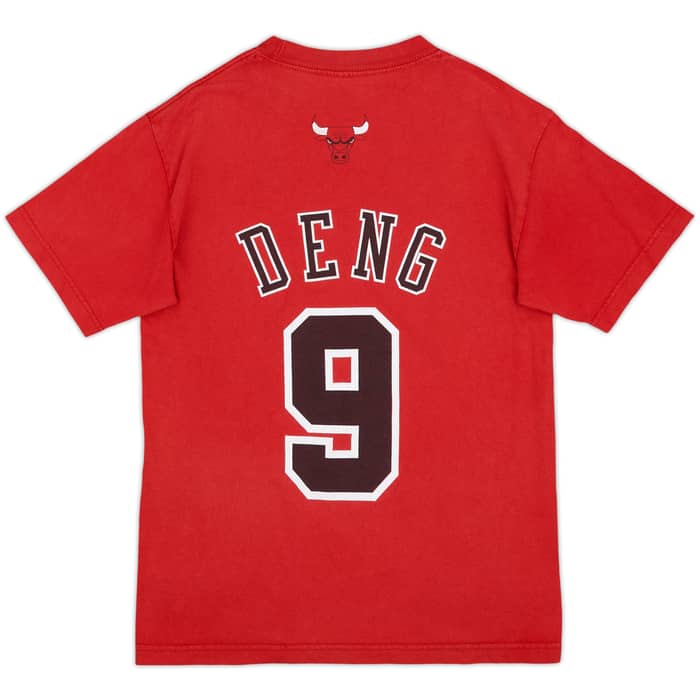 2006-10 Chicago Bulls Deng #9 adidas Tee - 3/10 - (S)