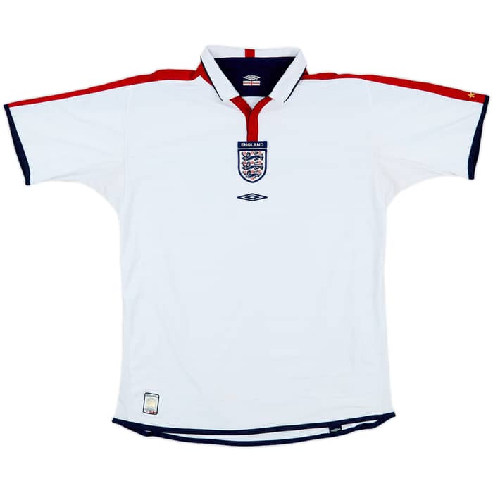 2003-05 England Home Shirt - 5/10 - (XL)