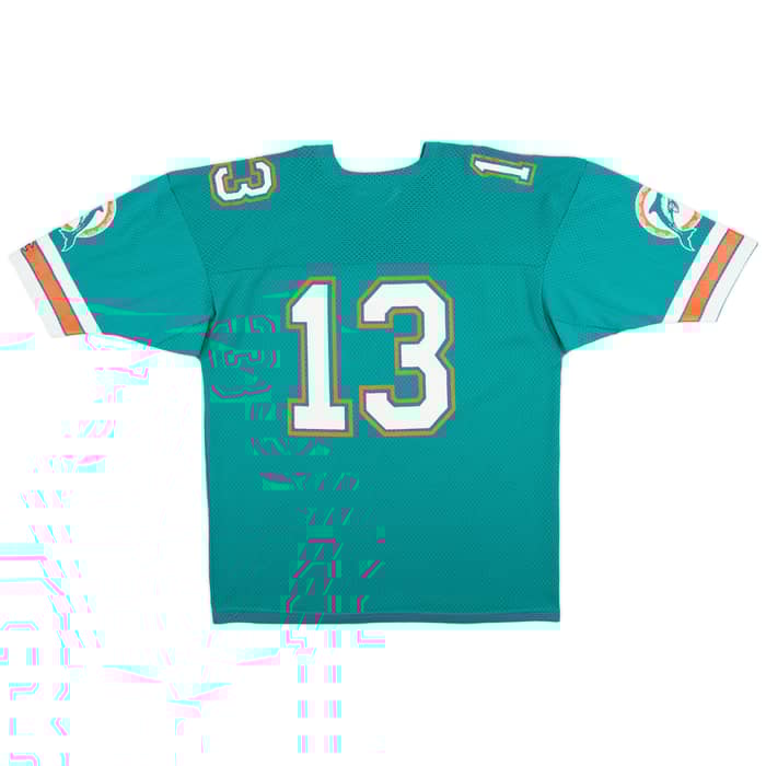 1987-89 Miami Dolphins Marino #13 Champion Home Jersey (Excellent) XL