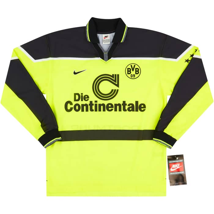 1997-98 Borussia Dortmund Player Issue Home L/S Shirt (L)