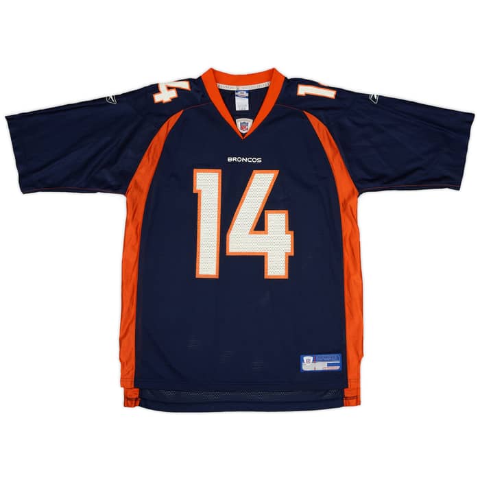 2002 Denver Broncos Griese #14 Reebok On Field Home Jersey (Very Good) L