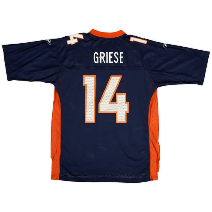 2002 Denver Broncos Griese #14 Reebok On Field Home Jersey (Very Good) L