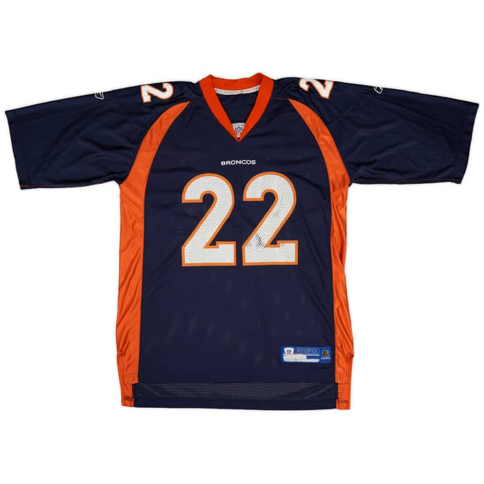 2005-06 Denver Broncos Foxworth #22 Reebok On Field Home Jersey (Very Good) XL