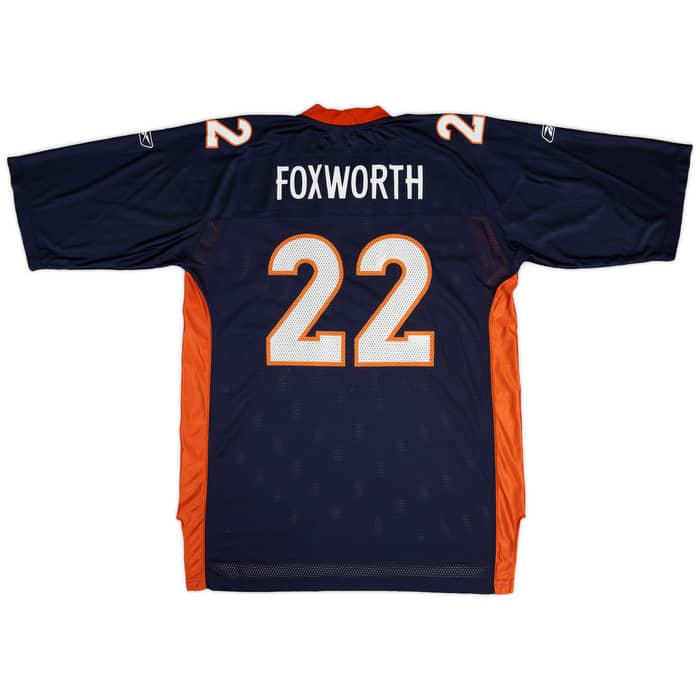 2005-06 Denver Broncos Foxworth #22 Reebok On Field Home Jersey (Very Good) XL