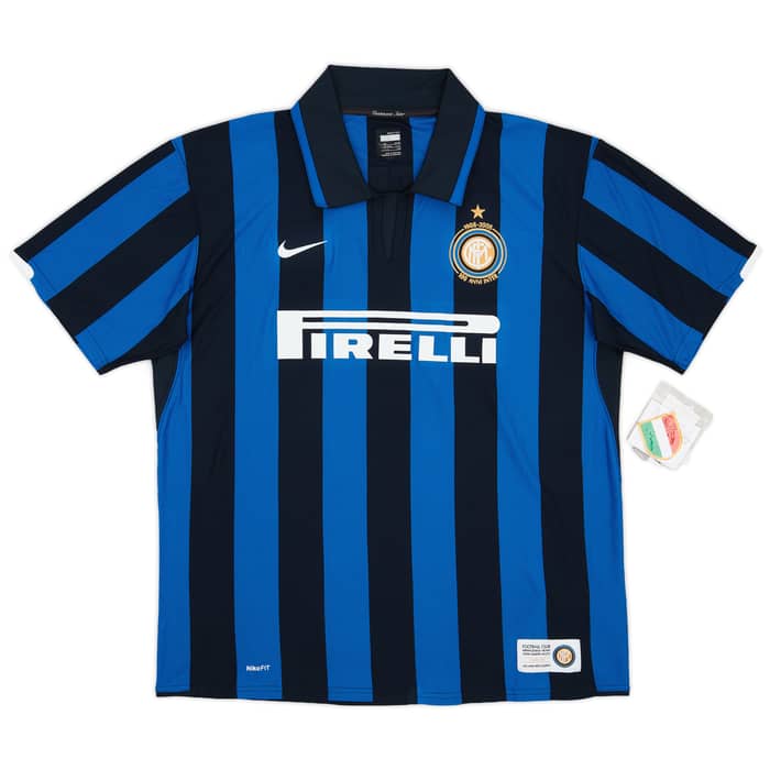 2007-08 Inter Milan Centenary Home Shirt Materazzi #23 (XXL)