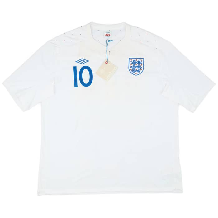 2010-11 England Home Shirt Rooney #10 (3XL)