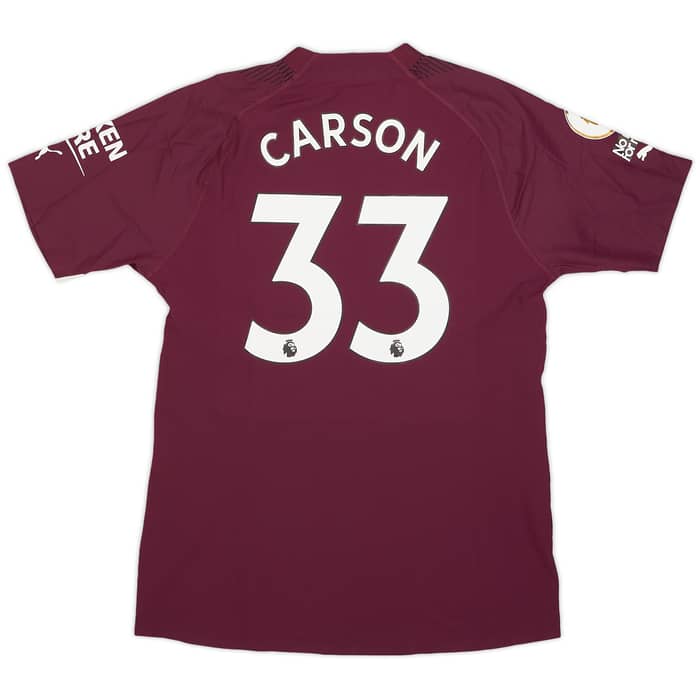 2022-23 Manchester City Match Issue GK Shirt Carson #33