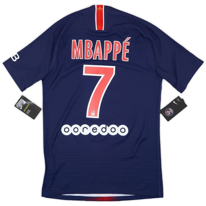 2018-19 Paris Saint-Germain Authentic Home Shirt Mbappe #7 (S)